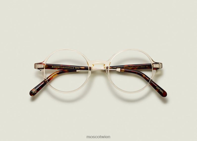 Moscot Fleisch/Schildkröten-Gold gittel Brille 046HT166