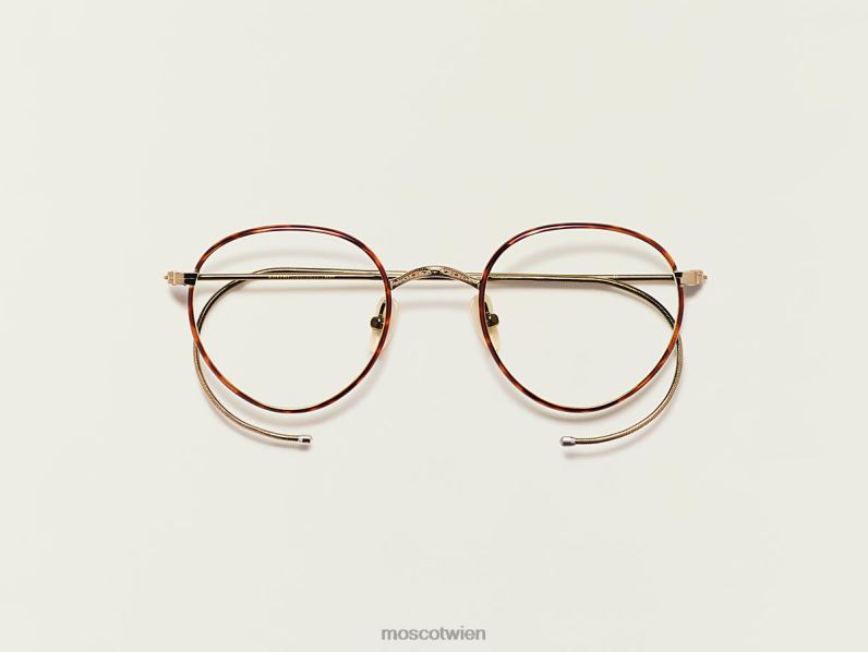 Moscot Havanna/Antikgold Nachus Brille 046HT227