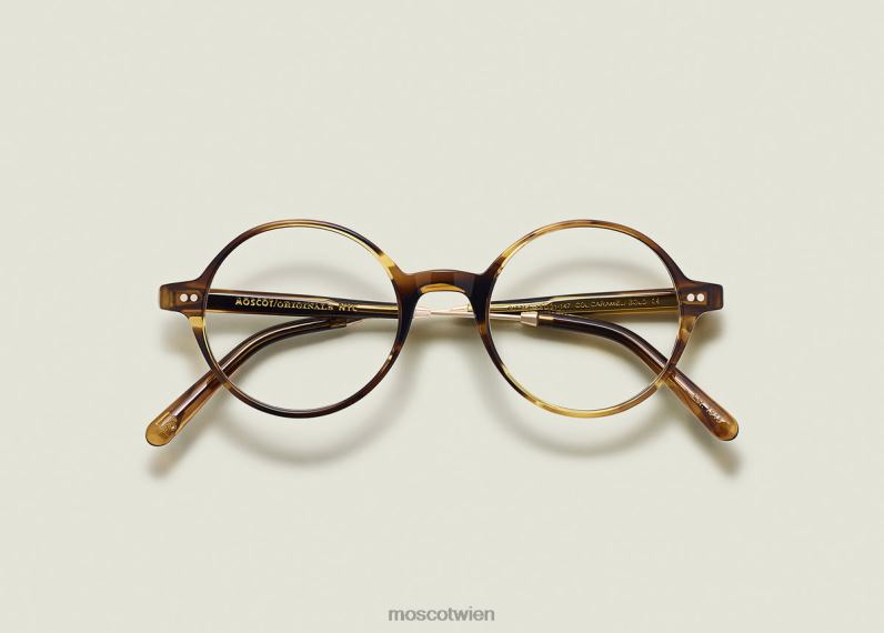 Moscot Karamell/Gold gittel Brille 046HT167