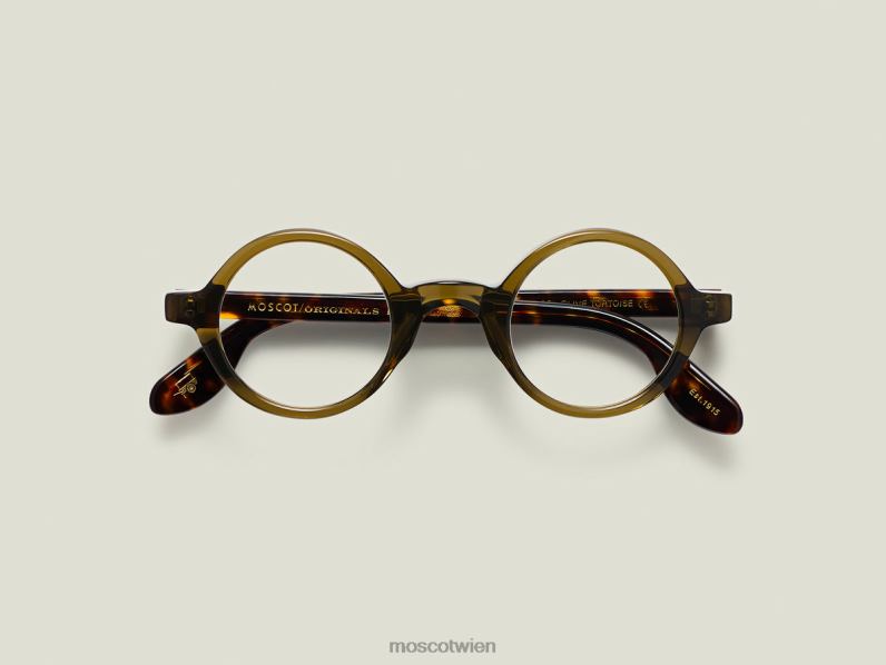 Moscot Olive/Schildkröte zolman Brille 046HT88