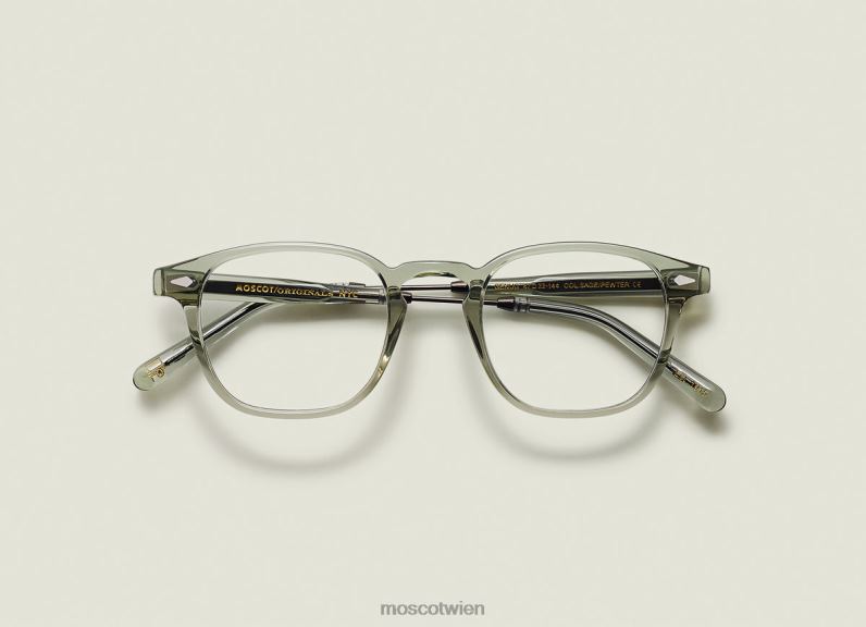 Moscot Salbei/Zinn genug Brille 046HT168