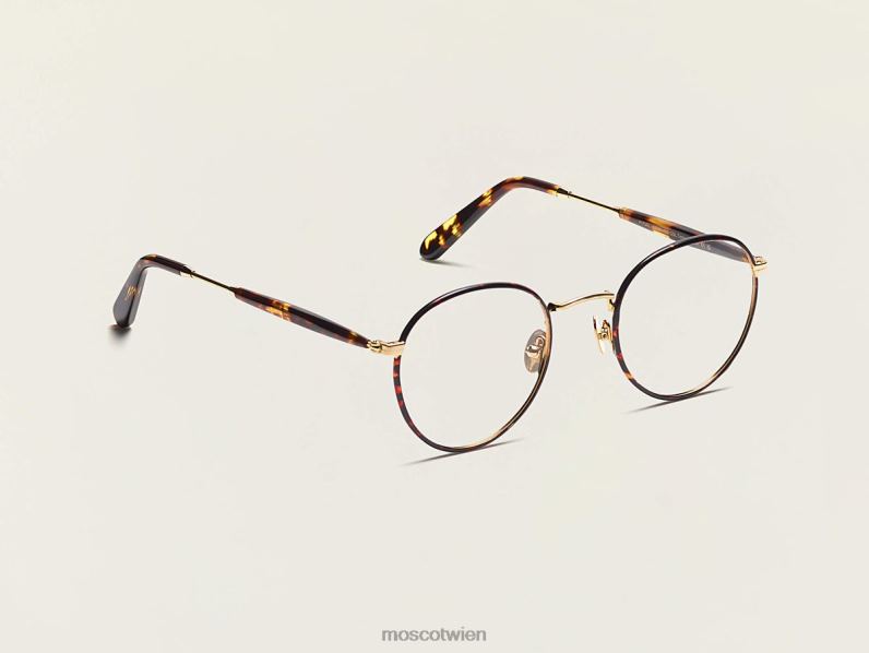 Moscot Schildkröte/Gold Pitsel Brille 046HT310
