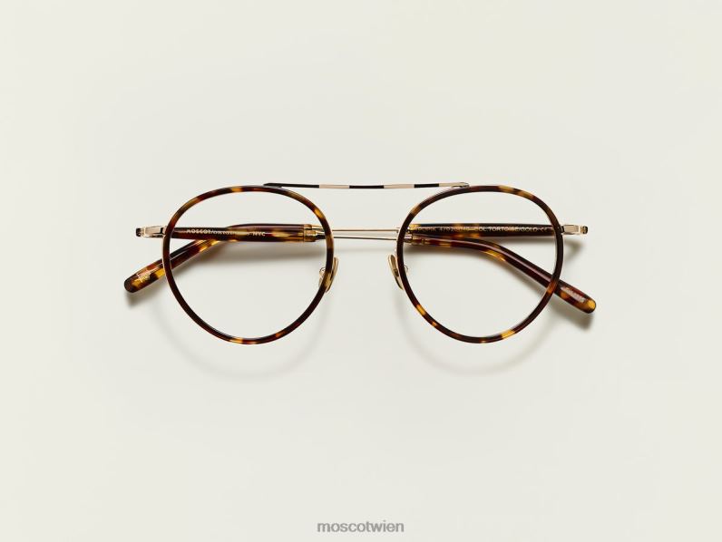 Moscot Schildkröte/Gold pupik Brille 046HT246