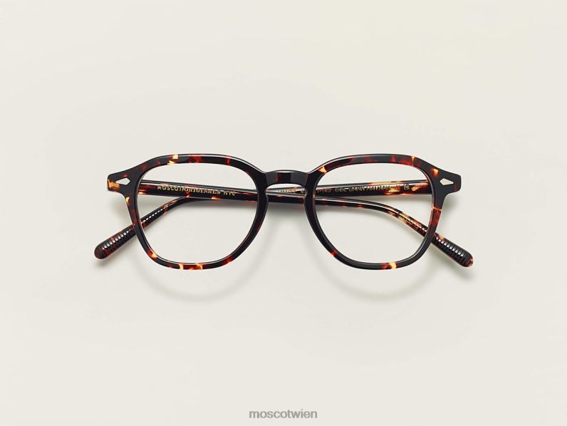 Moscot dunkles Havanna vantz Brille 046HT175