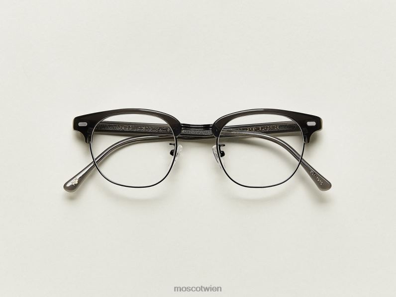 Moscot grau schwarz Yukel Brille 046HT189
