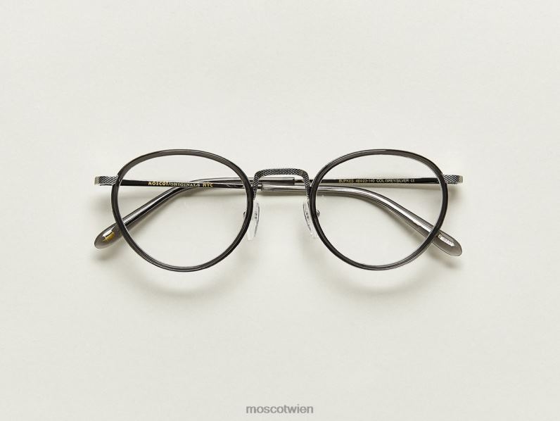 Moscot grau/silber bupkes Brille 046HT207