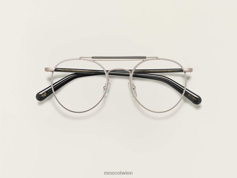 Moscot mattsilber/dunkelgrau Laser Brille 046HT276