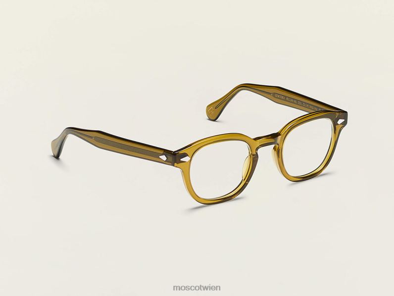 Moscot olivbraun Limitierte Lemtosh-Edition Brille 046HT1
