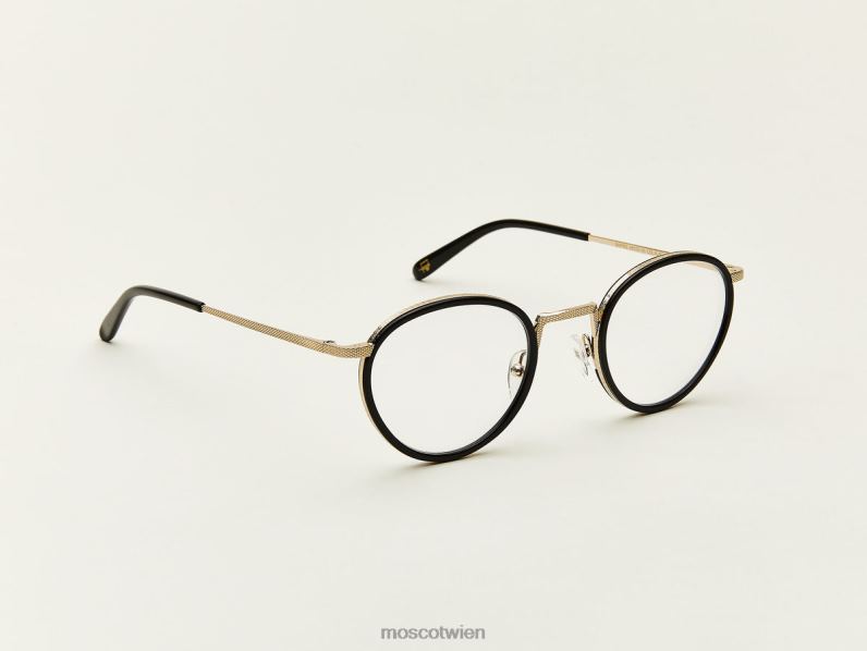 Moscot schwarzes Gold bupkes Brille 046HT206