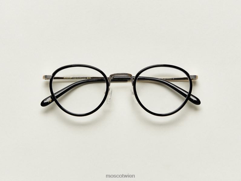 Moscot schwarzes Gold bupkes Brille 046HT206