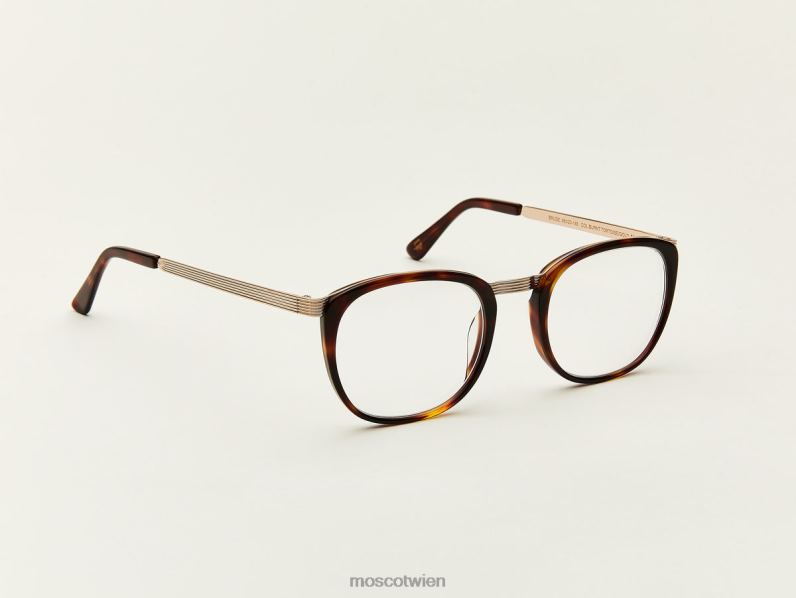 Moscot verbrannte Schildkröte/Gold grob Brille 046HT306