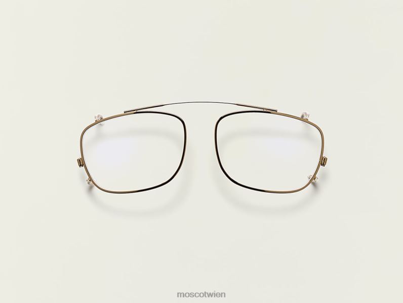 Moscot Messing Alex Clip mit Blaulichtfilter Gläser 046HT912