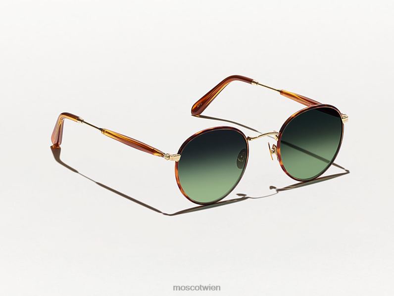 Moscot blond/gold Pitsel-Sonne Gläser 046HT872