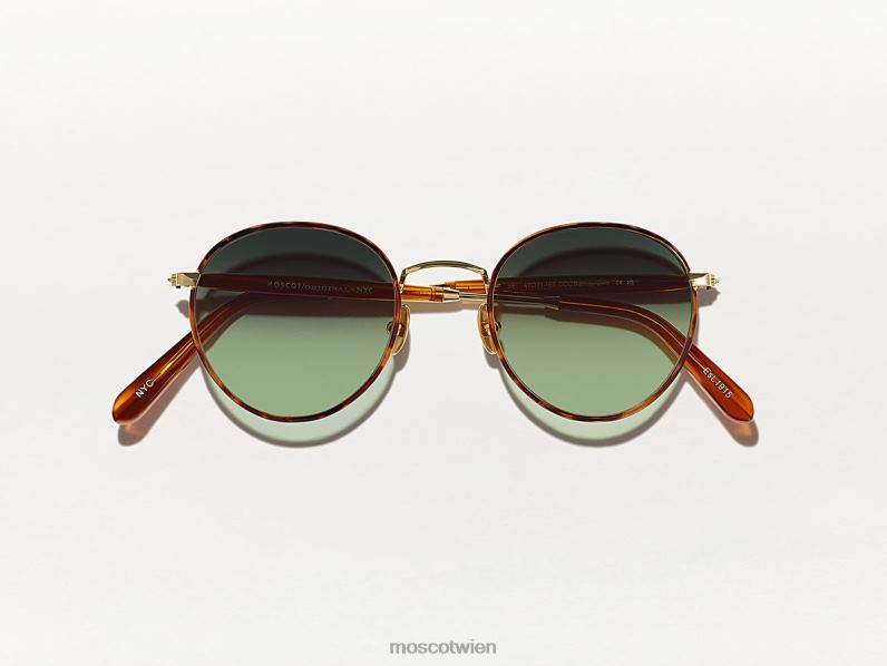 Moscot blond/gold Pitsel-Sonne Gläser 046HT872