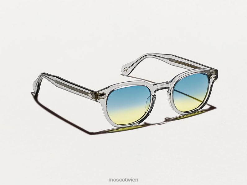 Moscot Aqua-Sonnenaufgang Lemtosh hellgrau mit maßgeschneiderten Farbtönen Gläser 046HT722