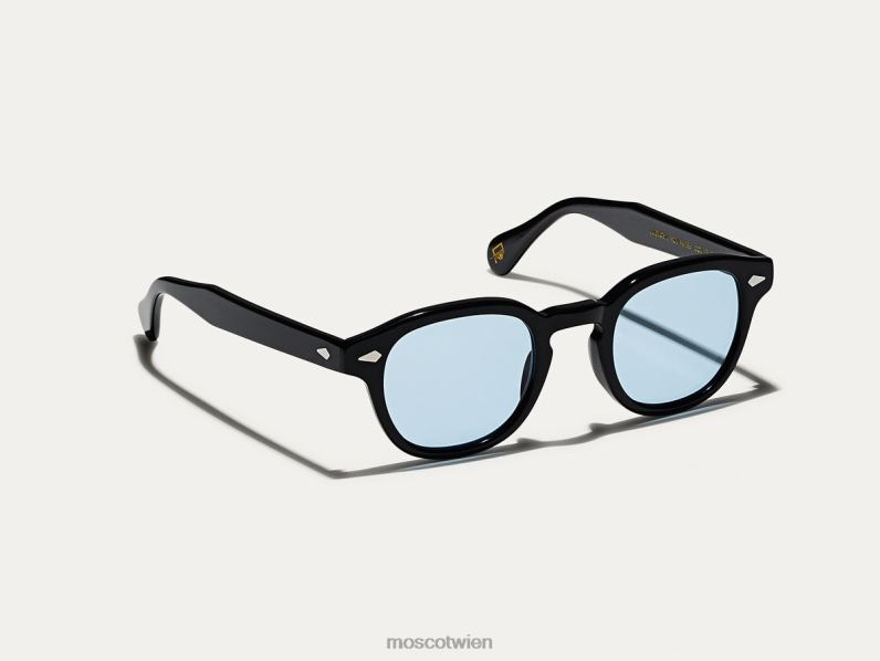Moscot Bel Air Blau Lemtosh-Schwarz mit maßgeschneiderten Farbtönen Gläser 046HT654