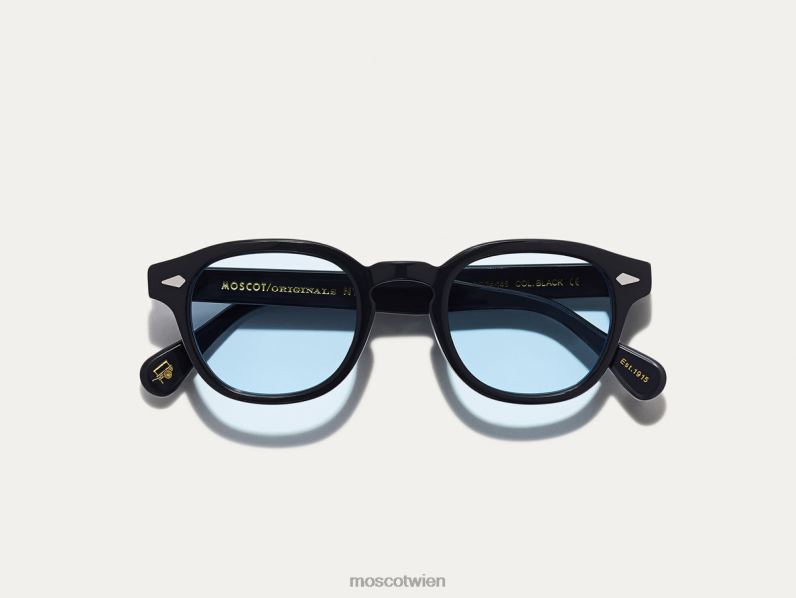 Moscot Bel Air Blau Lemtosh-Schwarz mit maßgeschneiderten Farbtönen Gläser 046HT654
