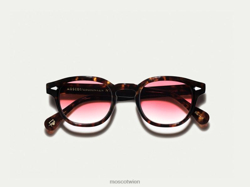 Moscot Big Apple verblassen Lemtosh-Schildkröte mit maßgeschneiderten Farbtönen Gläser 046HT702