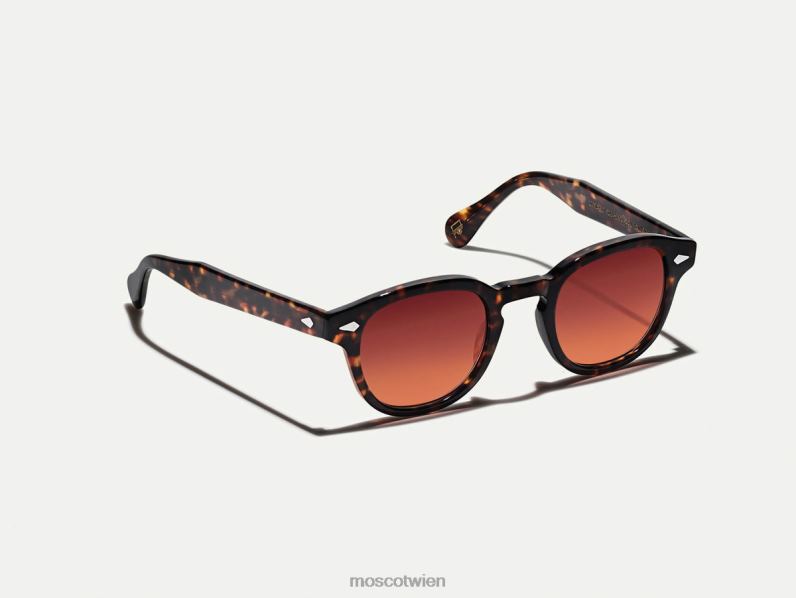 Moscot Cabernet Lemtosh-Schildkröte mit maßgeschneiderten Farbtönen Gläser 046HT704