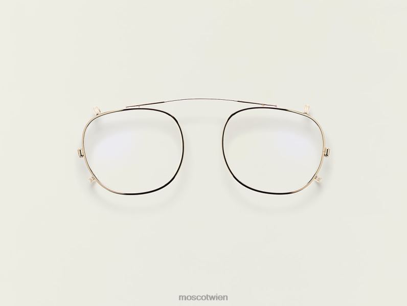 Moscot Gold Cliptosh mit Blaulichtfilter Gläser 046HT763