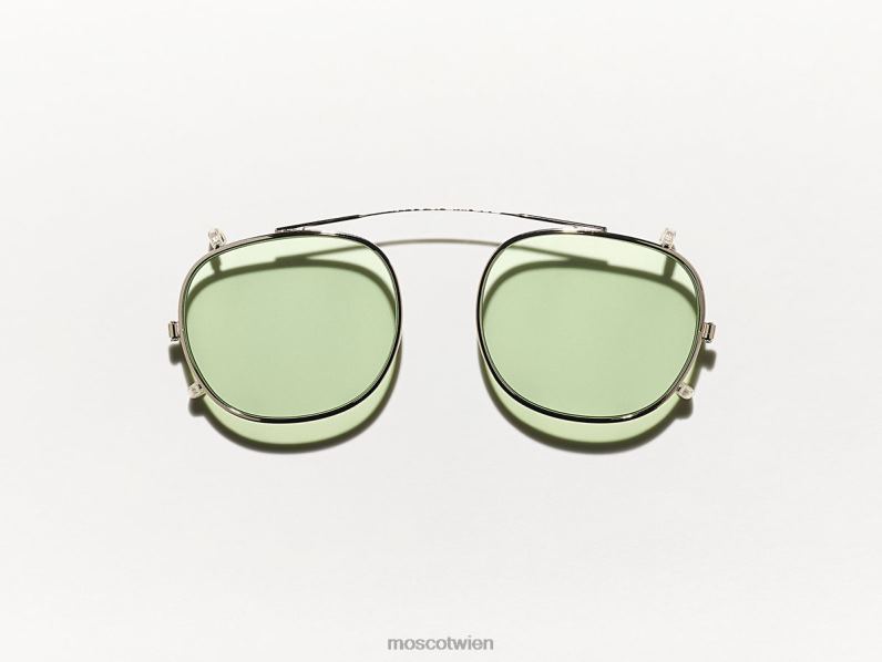 Moscot Rampenlicht Cliptosh Gold mit maßgeschneiderten Farbtönen Gläser 046HT749