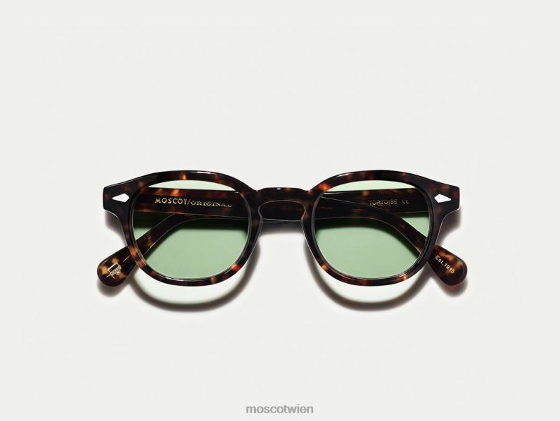 Moscot Rampenlicht Lemtosh-Schildkröte mit maßgeschneiderten Farbtönen Gläser 046HT692