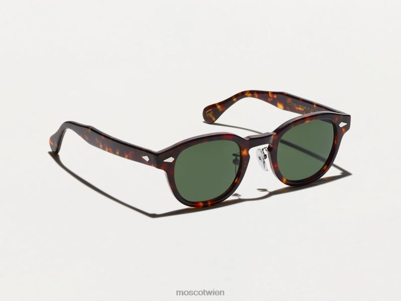 Moscot Schildkröte Lemtosh Sun mit Nasenpads aus Metall Gläser 046HT677