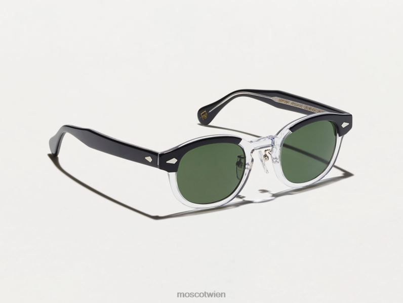 Moscot Schwarz/Kristall Lemtosh Sun mit Nasenpads aus Metall Gläser 046HT680