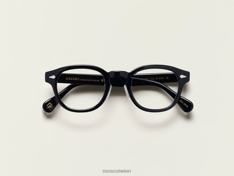 Moscot Schwarz Lemtosh mit Nasenpads aus Metall Gläser 046HT682
