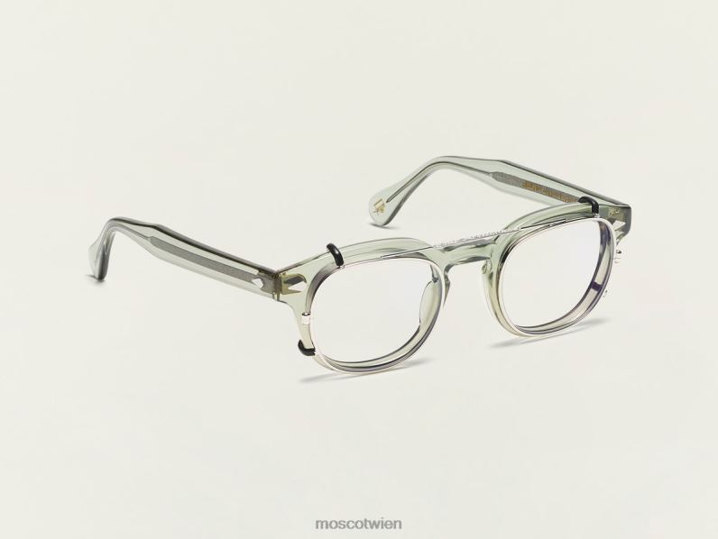 Moscot Silber Cliptosh mit Blaulichtfilter Gläser 046HT762
