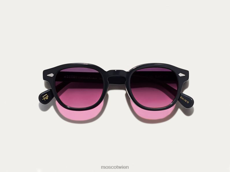 Moscot Sonnenuntergang auf der Westseite Lemtosh-Schwarz mit maßgeschneiderten Farbtönen Gläser 046HT668