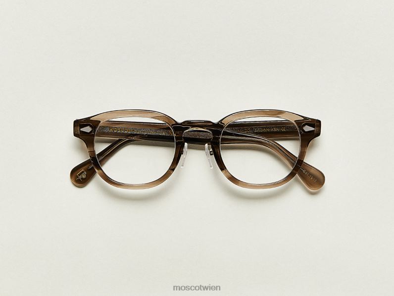 Moscot braune Asche Lemtosh mit Nasenpads aus Metall Gläser 046HT684