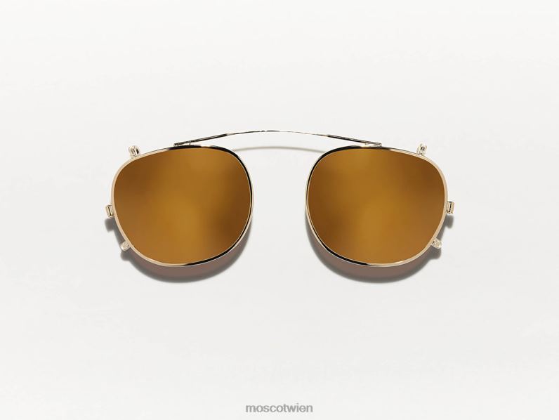 Moscot goldener Spiegel Cliptosh Gold mit Spiegel Gläser 046HT671
