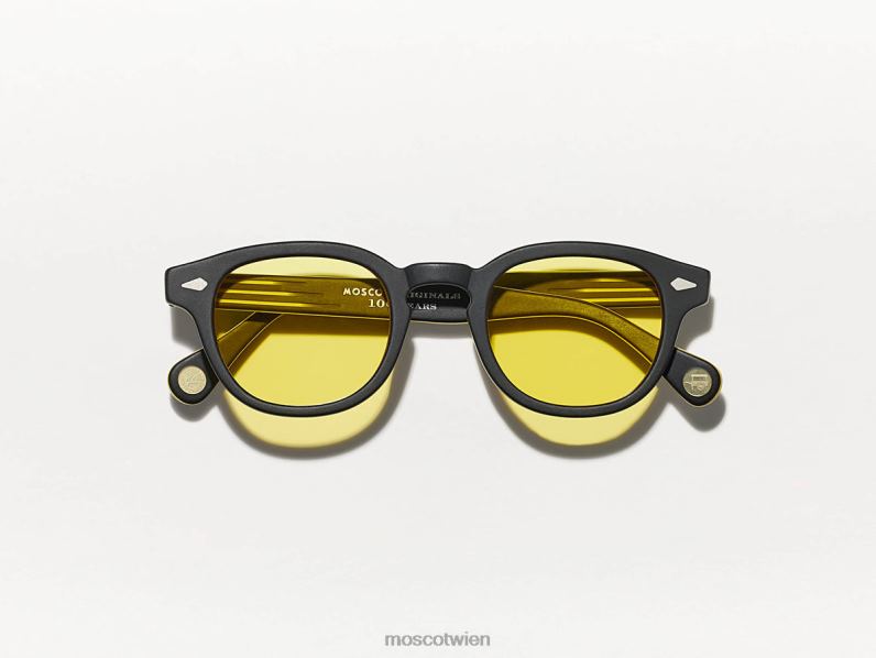 Moscot mattschwarz/gelb Lemtosh Monochrom Gläser 046HT649