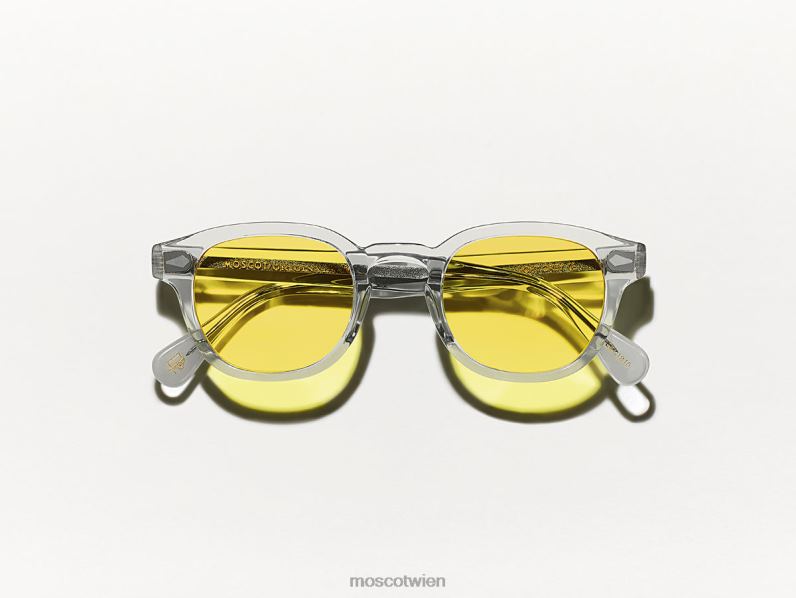 Moscot sanftes Gelb Lemtosh hellgrau mit maßgeschneiderten Farbtönen Gläser 046HT721