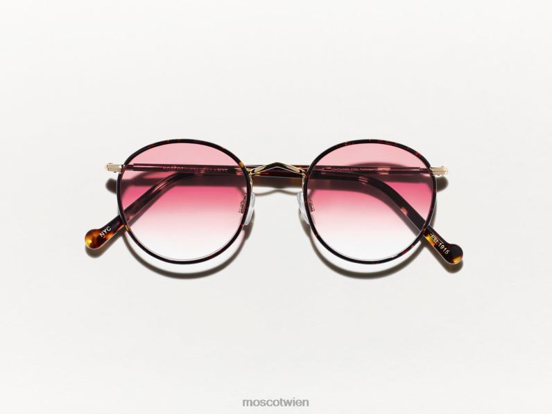 Moscot Big Apple verblassen Zev-Schildkröte mit maßgeschneiderten Farbtönen Brille 046HT795