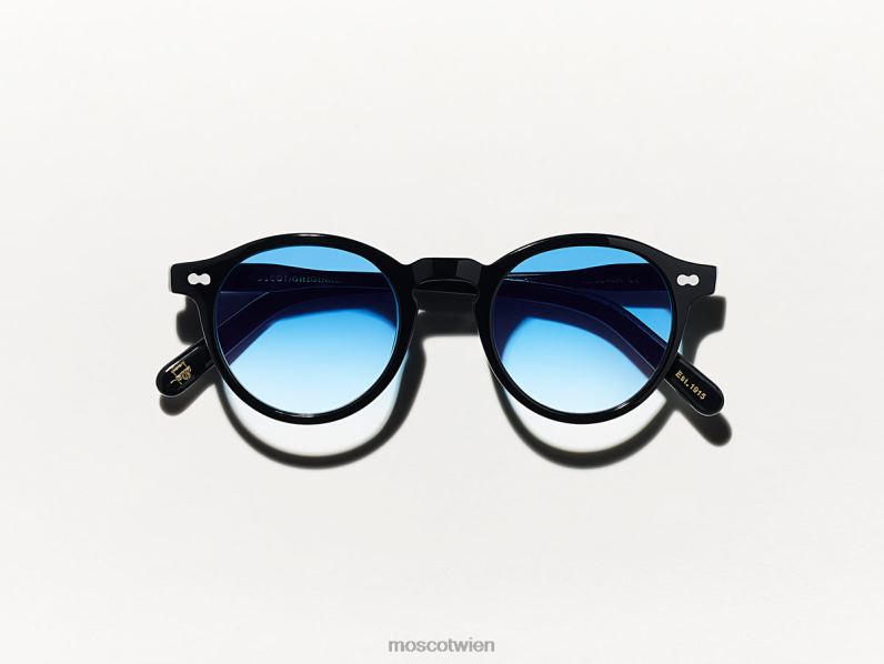 Moscot Broadway-Blau verblasst Miltzenschwarz mit maßgeschneiderten Farbtönen Brille 046HT826
