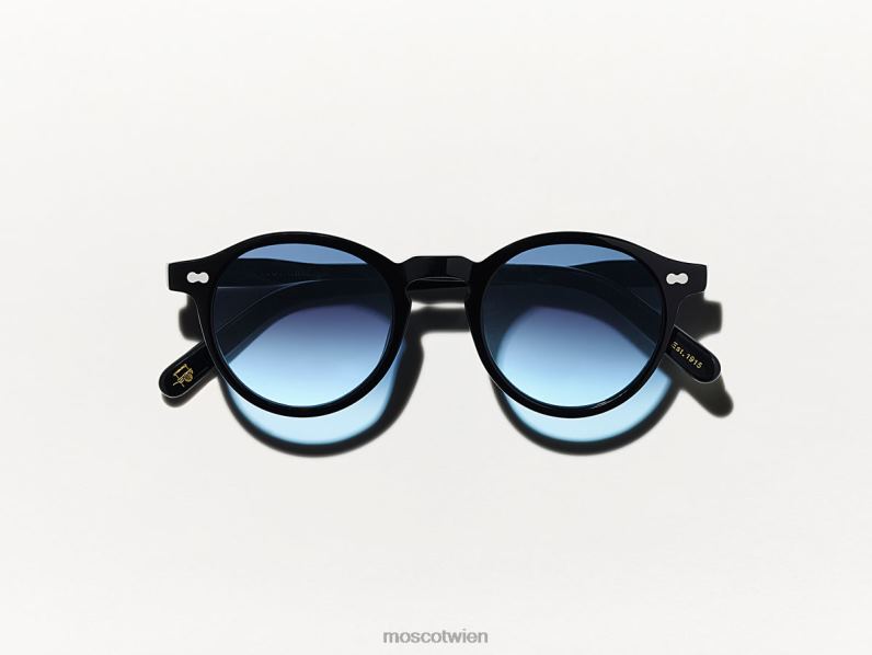 Moscot Denim Blue Miltzenschwarz mit maßgeschneiderten Farbtönen Brille 046HT831