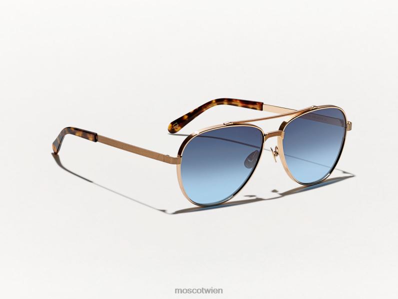 Moscot Gold Rasiere dich in der Sonne Brille 046HT855