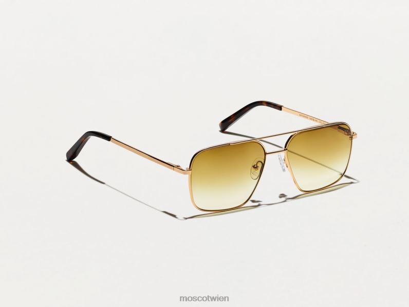 Moscot Kastanien verblassen Stärkeres Gold mit maßgeschneiderten Farbtönen Brille 046HT768