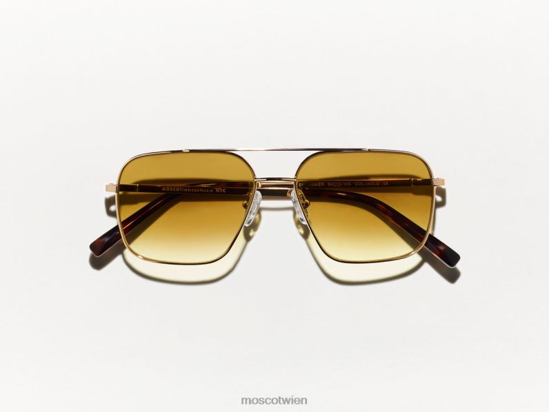 Moscot Kastanien verblassen Stärkeres Gold mit maßgeschneiderten Farbtönen Brille 046HT768