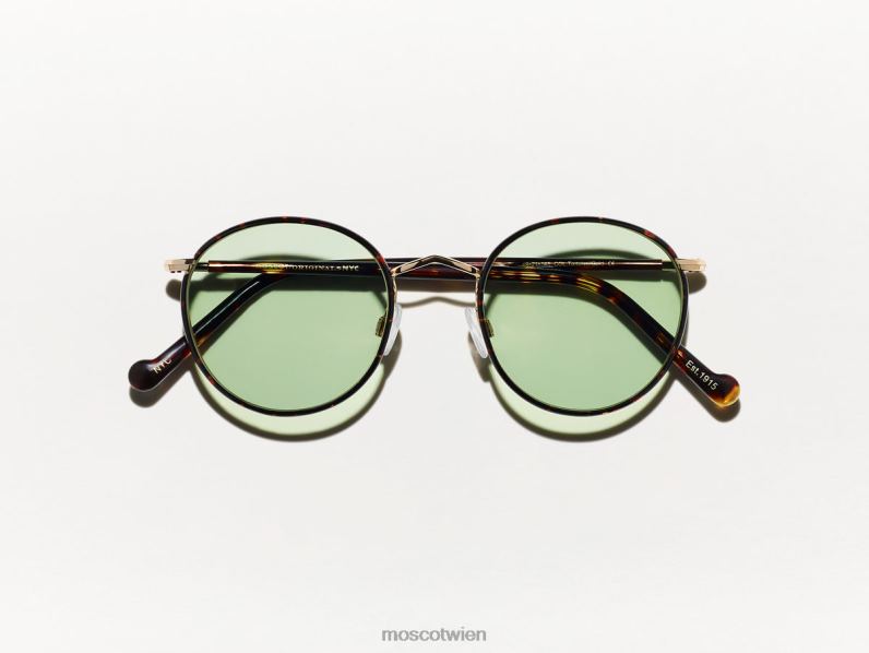 Moscot Rampenlicht Zev-Schildkröte mit maßgeschneiderten Farbtönen Brille 046HT785