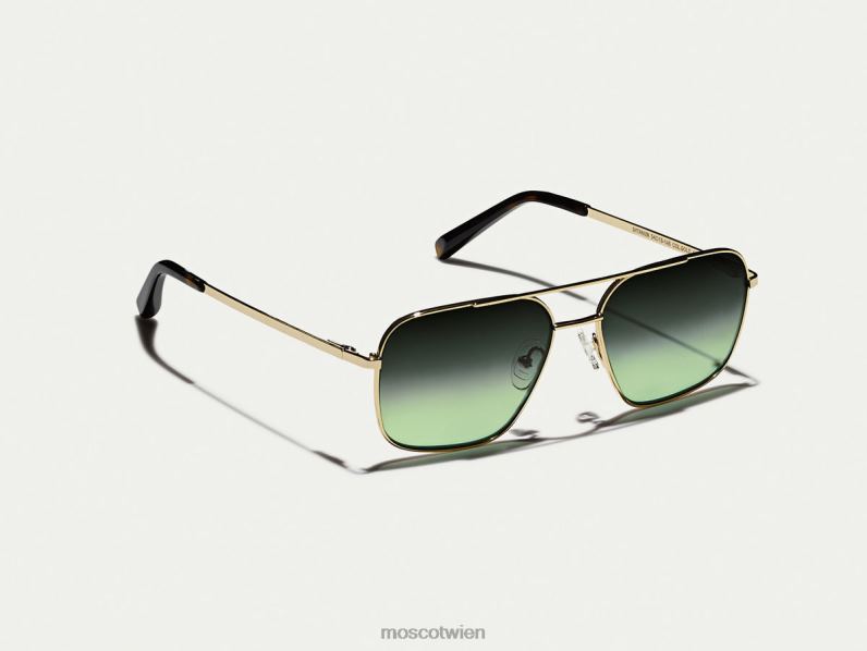 Moscot Waldholz Stärkeres Gold mit maßgeschneiderten Farbtönen Brille 046HT770