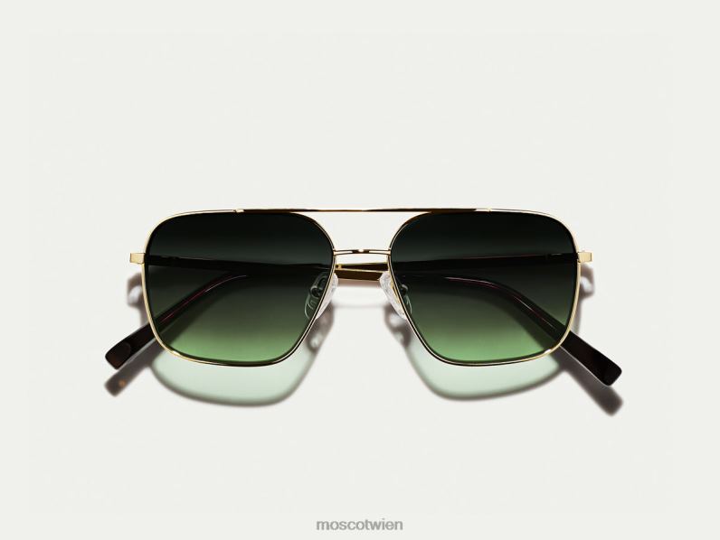 Moscot Waldholz Stärkeres Gold mit maßgeschneiderten Farbtönen Brille 046HT770