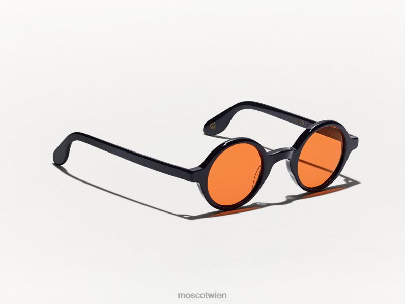 Moscot Woodstock-Orange Zolman Black mit maßgeschneiderten Farbtönen Brille 046HT853