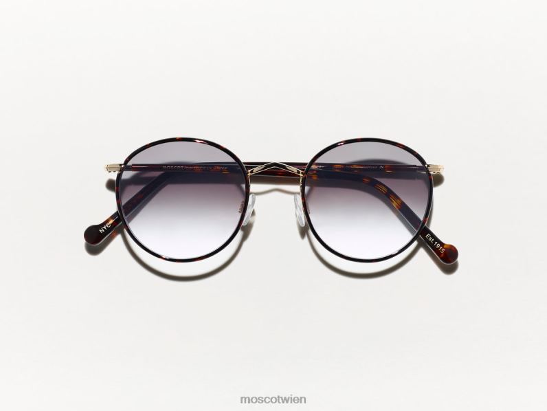 Moscot amerikanisches Grau verblassen Zev-Schildkröte mit maßgeschneiderten Farbtönen Brille 046HT792