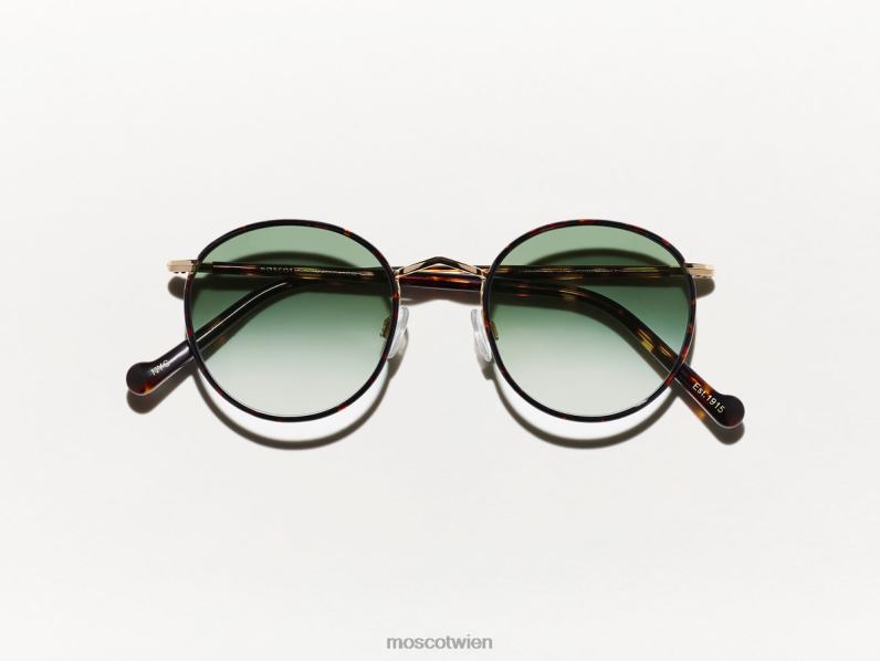 Moscot g-15 verblassen Zev-Schildkröte mit maßgeschneiderten Farbtönen Brille 046HT804