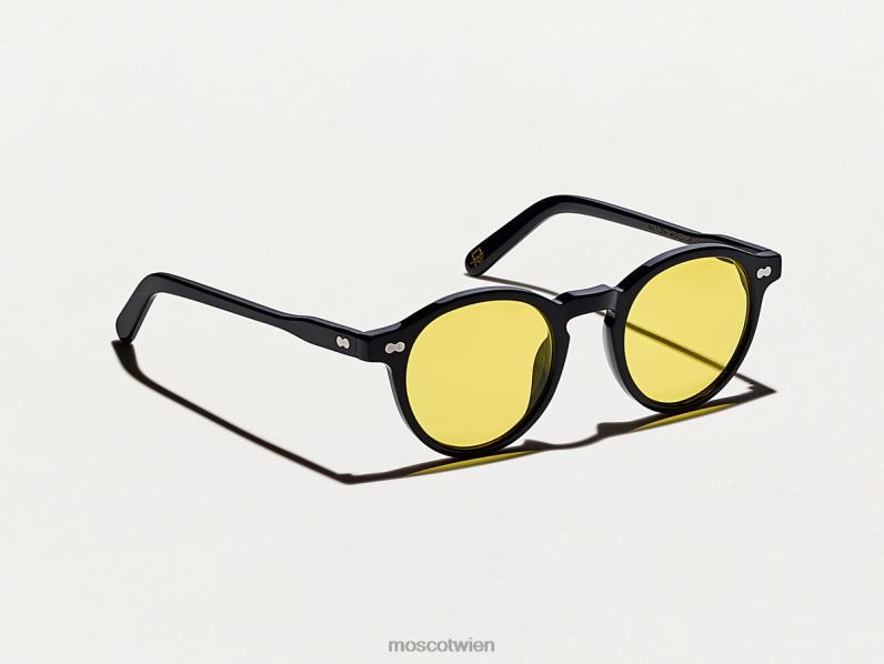 Moscot sanftes Gelb Miltzenschwarz mit maßgeschneiderten Farbtönen Brille 046HT828