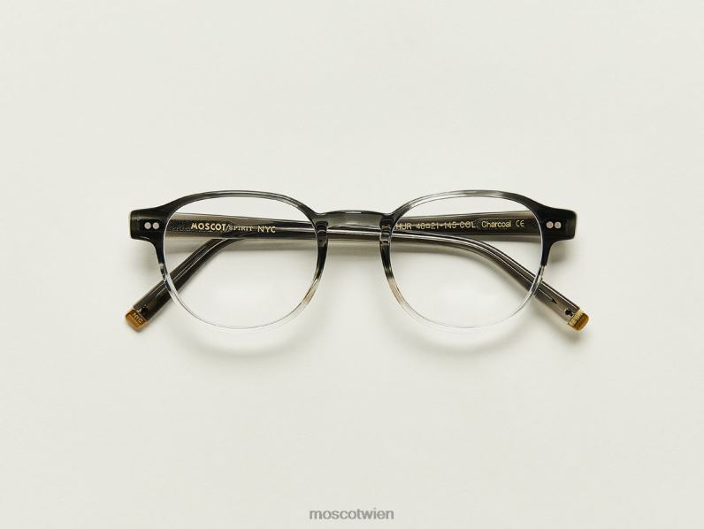 Moscot Holzkohle Arthur virtuelle Anprobe 046HT922
