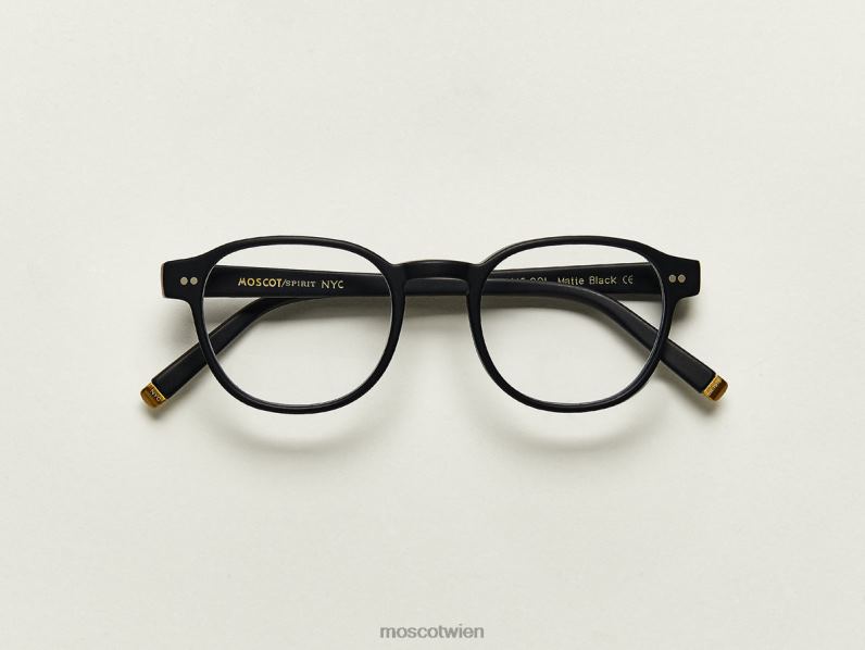 Moscot Matt-schwarz Arthur virtuelle Anprobe 046HT927